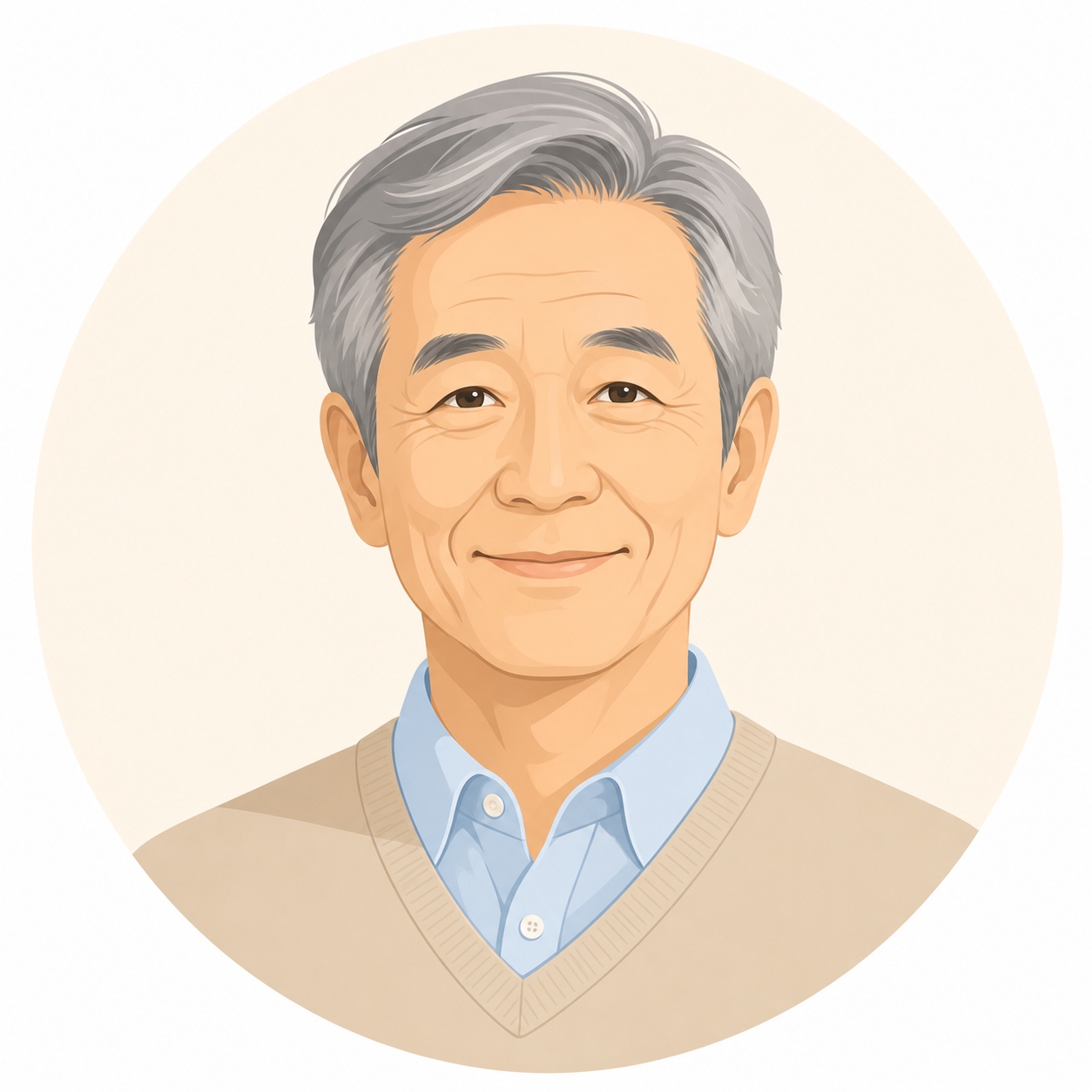 Tさんの似顔絵