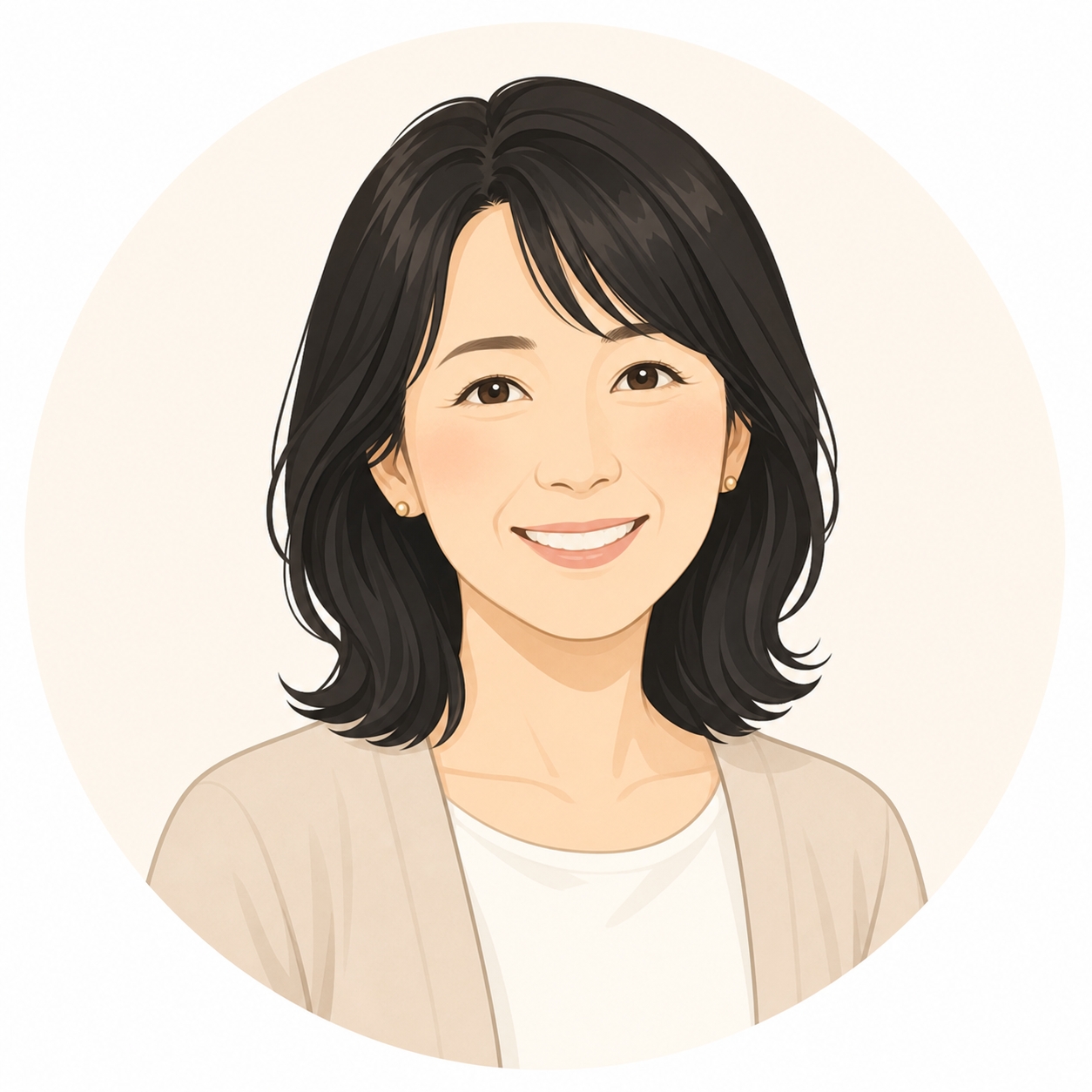 Yさんの似顔絵