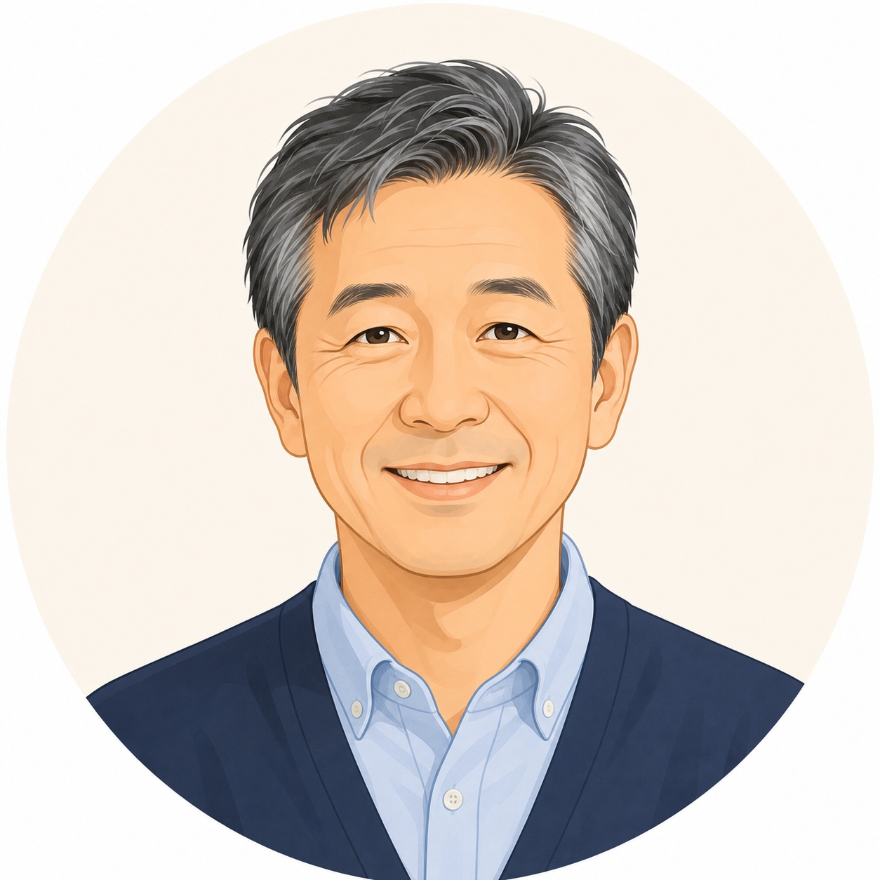 Tさんの似顔絵