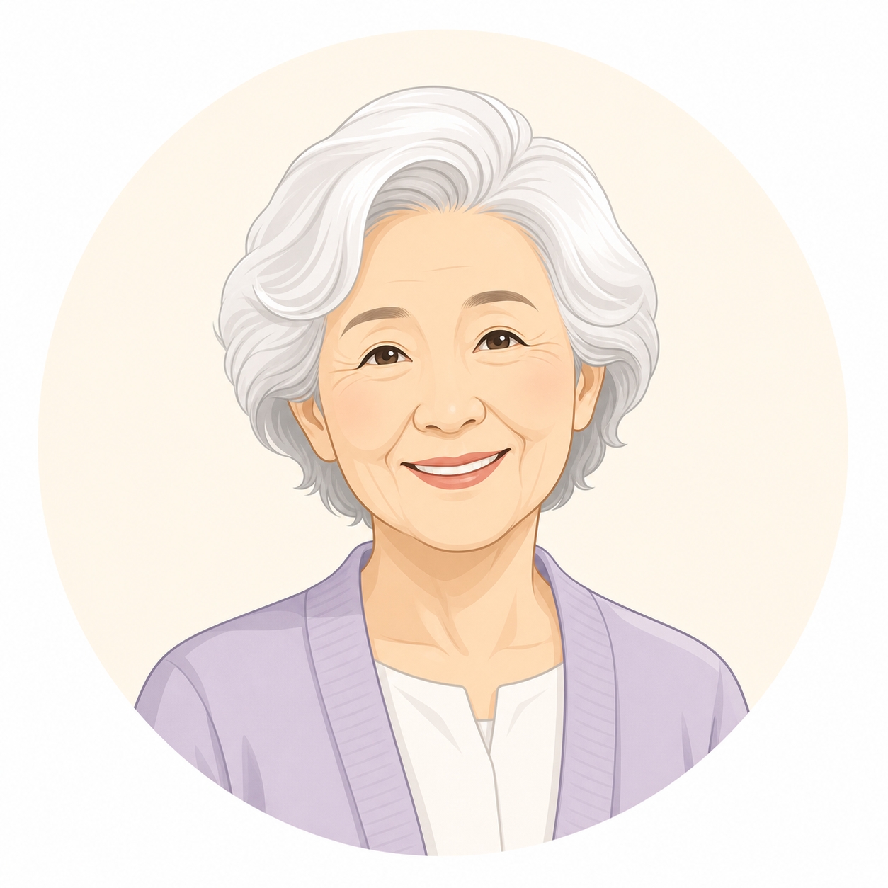 Hさんの似顔絵
