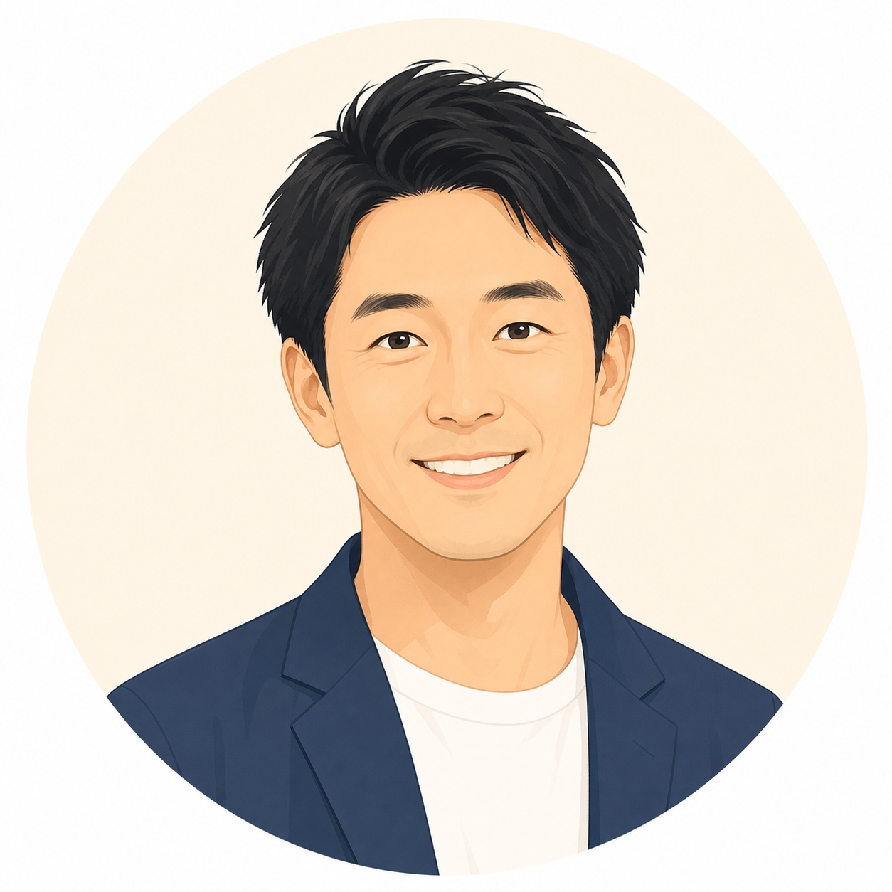 Aさんの似顔絵